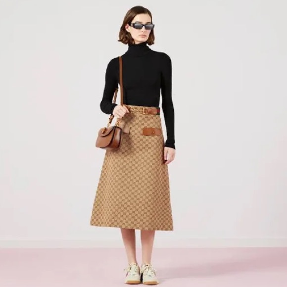 NWT Gucci XL Cashmere fine rib black turtleneck sweater - Picture 4 of 16